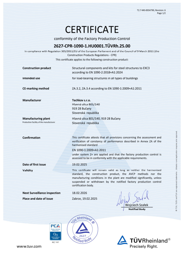Certifikát 1