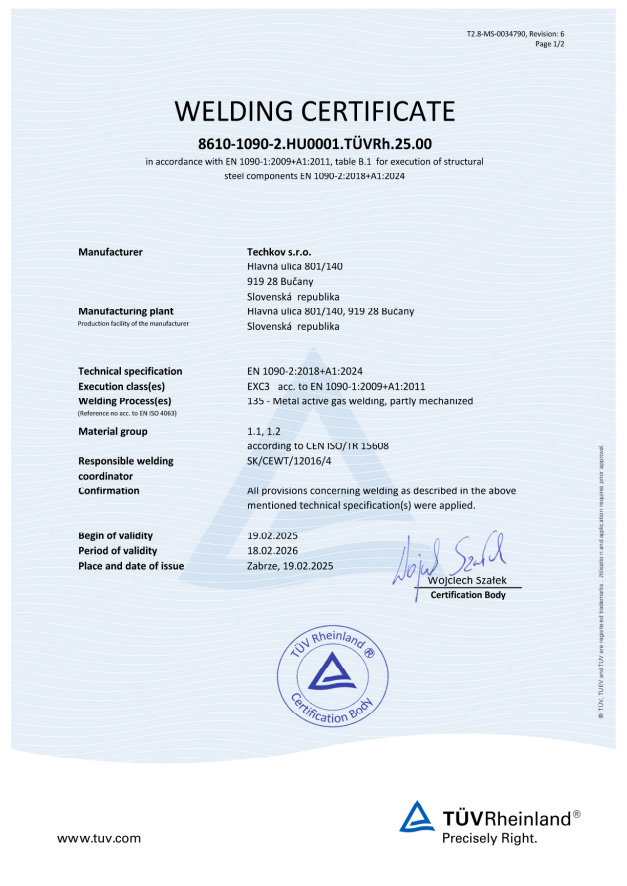 Certifikát 3